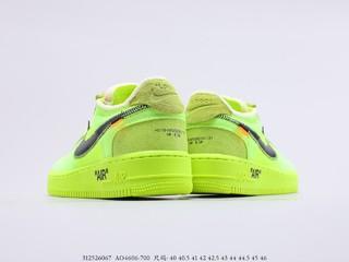 耐克空军一号 OW 联名 Off-White x Nike Air Force 1 Low Volt 2.0 货号：AO4606