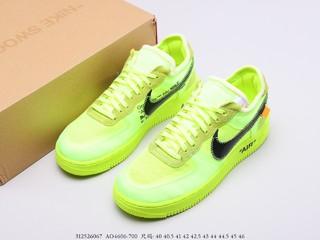 耐克空军一号 OW 联名 Off-White x Nike Air Force 1 Low Volt 2.0 货号：AO4606