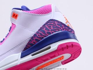 Air Jordan Brand 3 GS 乔丹三代爆裂粉，货号：441140-500