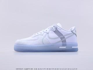 耐克空军  Nike Air Force 1 React 夏季小白鞋，货号：CQ8879-100