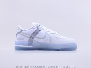 耐克空军  Nike Air Force 1 React 夏季小白鞋，货号：CQ8879-100