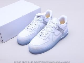 耐克空军  Nike Air Force 1 React 夏季小白鞋，货号：CQ8879-100