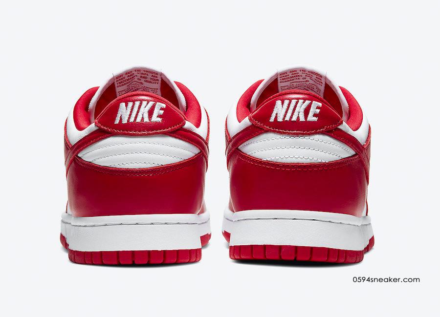 Nike Dunk Low SP "University Red" Item No.: CU1727-100