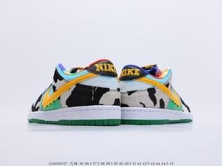 Ben & Jerry's x SB Dunk Low 牛奶‮淇冰‬淋，货号：CU3244-100