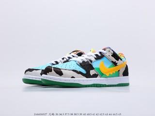 Ben & Jerry's x SB Dunk Low 牛奶‮淇冰‬淋，货号：CU3244-100