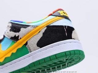 Ben & Jerry's x SB Dunk Low 牛奶‮淇冰‬淋，货号：CU3244-100