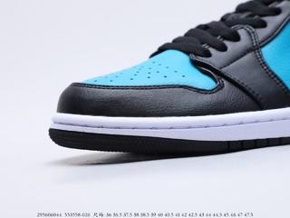 Air Jordan 1 Retro Low 湖水蓝新品，货号：553558-026