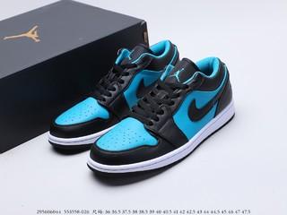 Air Jordan 1 Retro Low 湖水蓝新品，货号：553558-026