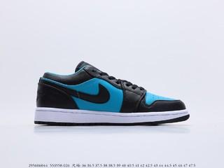 Air Jordan 1 Retro Low 湖水蓝新品，货号：553558-026