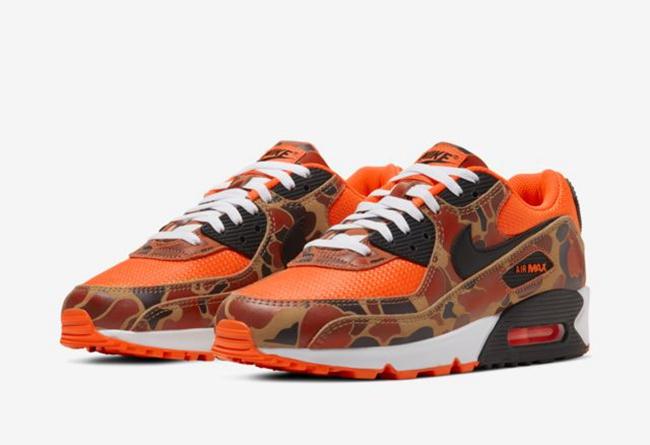 Nike Air Max 90 “Orange Camo” 货号：CW4039-800