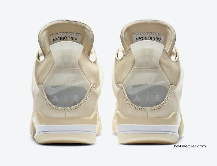 OFF-WHITE x Air Jordan 4 SP WMNS "Sail" Item No.: CV9388-100