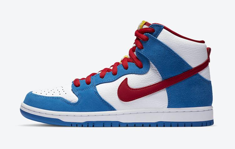 Nike SB Dunk High “Doraemon” 货号：CI2692-400