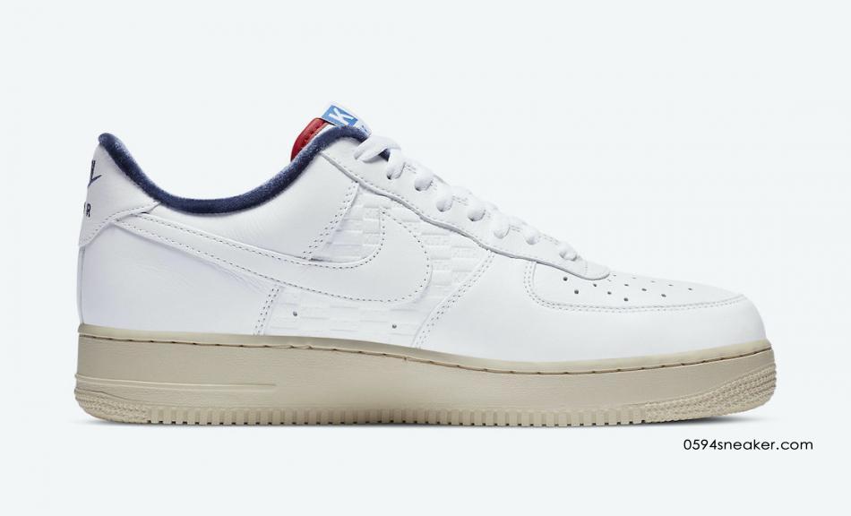 KITH x Nike Air Force 1 “France” 货号：CZ7927-100