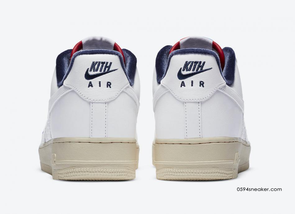 KITH x Nike Air Force 1 “France” 货号：CZ7927-100