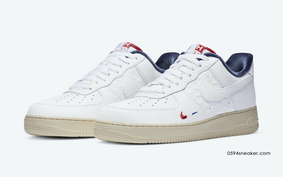 KITH x Nike Air Force 1 “France” 货号：CZ7927-100