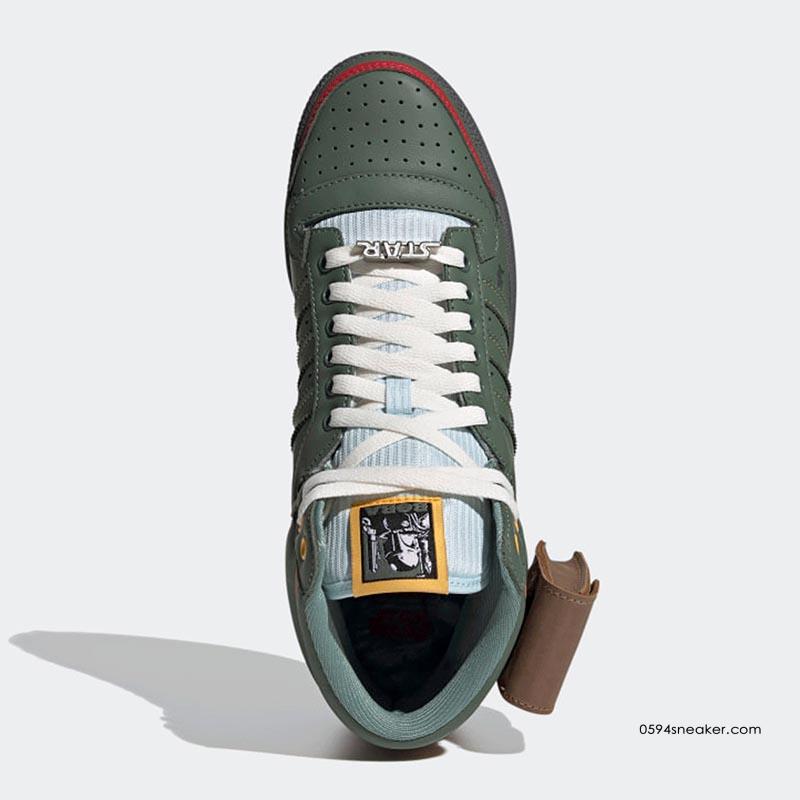 星球大战联名 Star Wars x adidas Originals Top Ten Hi “Boba Fett” 货号：FZ3465