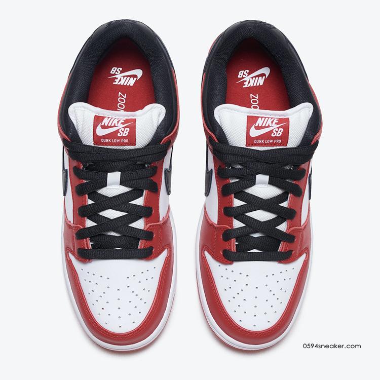 Nike Dunk SB Low “Chicago” 货号：BQ6817-600