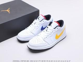 Air Jordan 1 Low AJ1 乔1低帮休闲板鞋，货号：CW7009-100