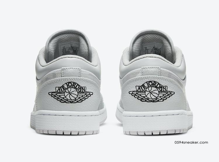 AJ1系列又发布一款酷似 Dior 联名的新品 Air Jordan 1 Low “White Camo” 货号：DC9036-100