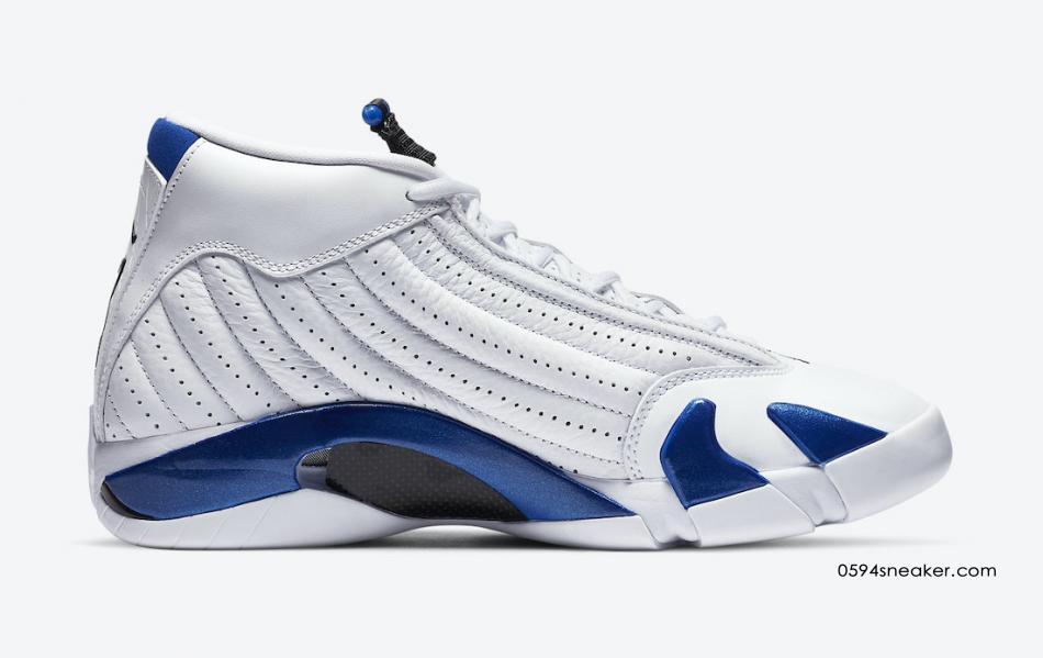 Air Jordan 14 “Hyper Royal” 货号：487471-104