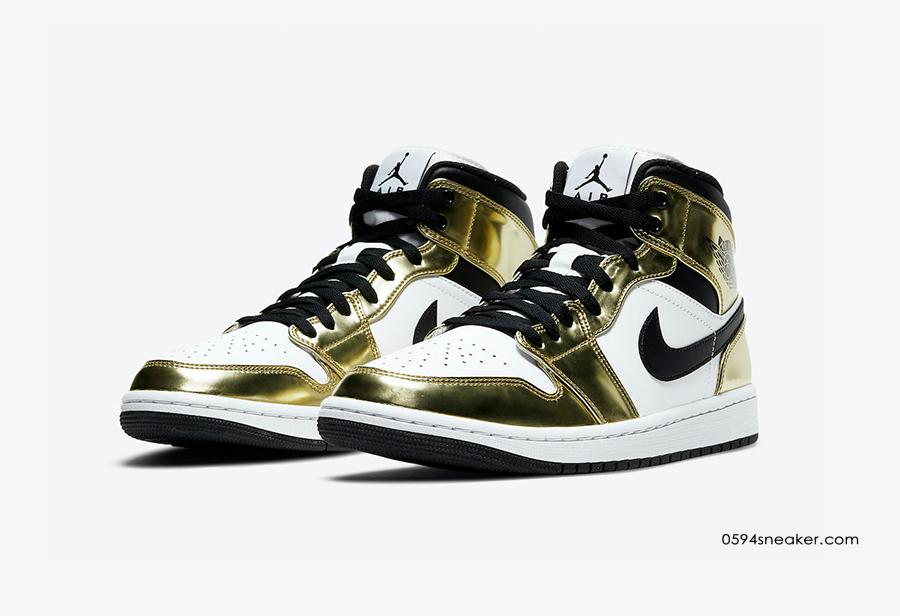 Air Jordan 1 Mid SE “Metallic Gold” 货号：DC1419-700