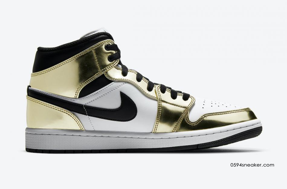 Air Jordan 1 Mid SE “Metallic Gold” 货号：DC1419-700