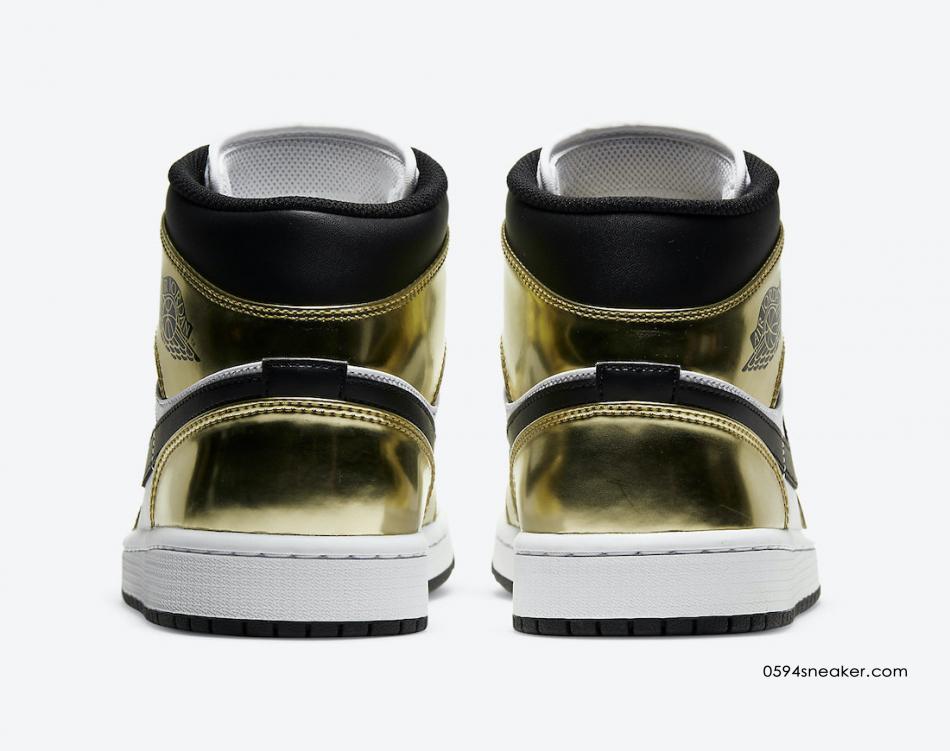 Air Jordan 1 Mid SE “Metallic Gold” 货号：DC1419-700