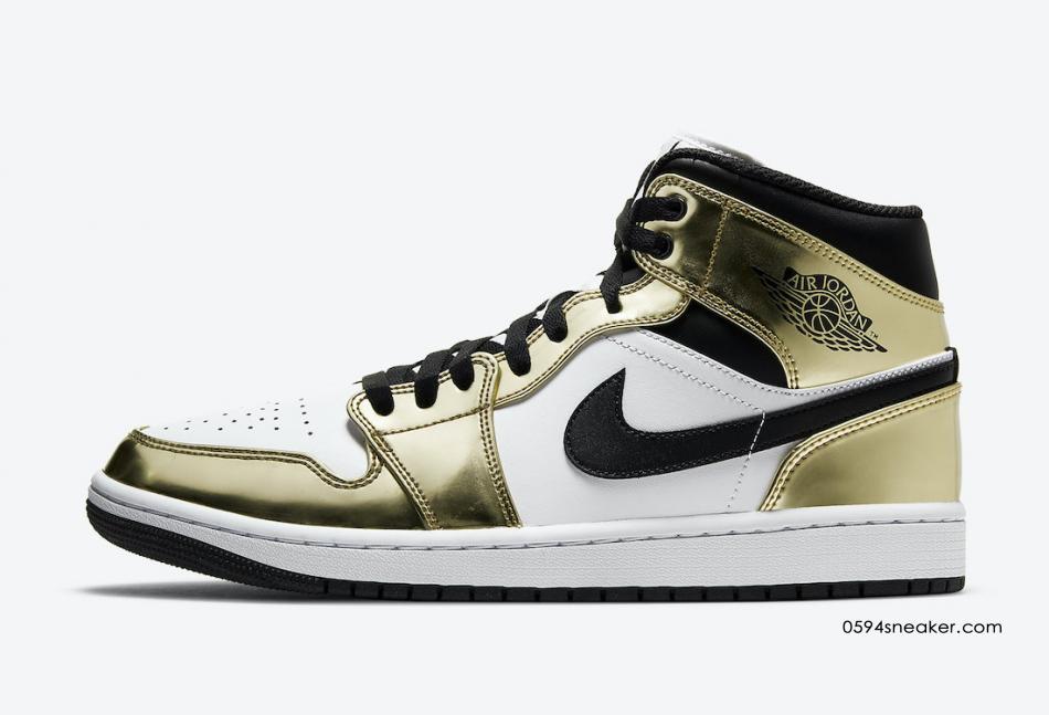 Air Jordan 1 Mid SE “Metallic Gold” 货号：DC1419-700