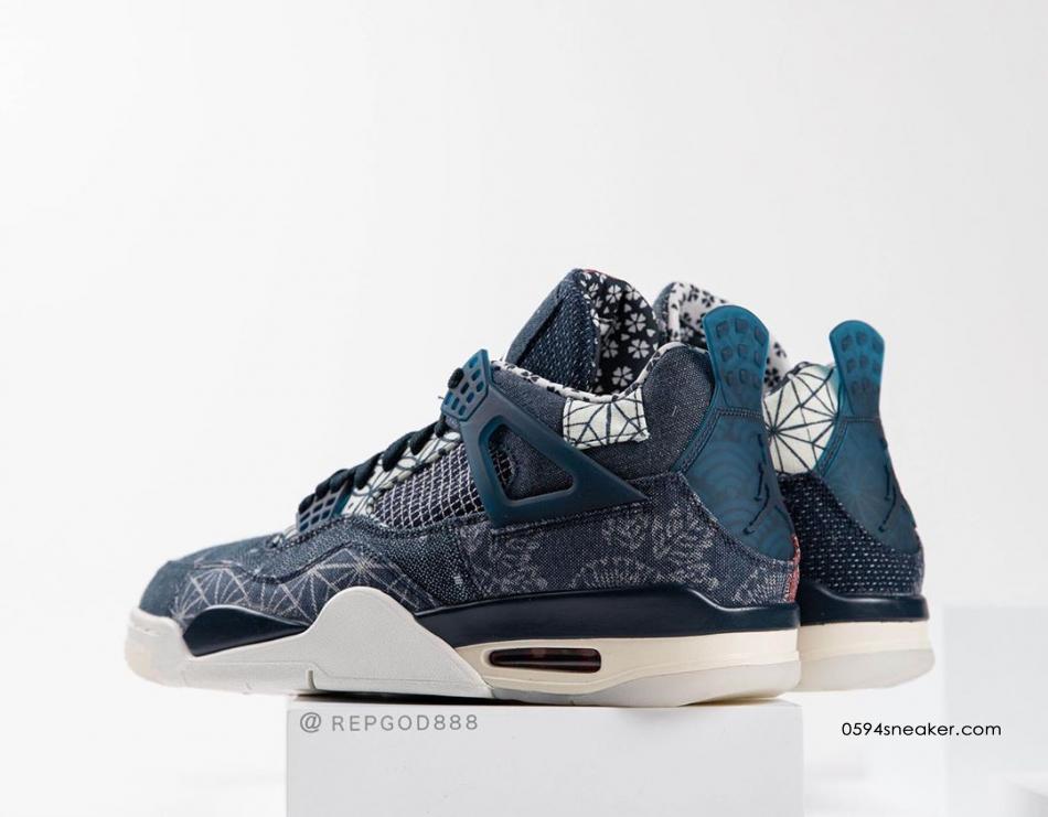 刺子绣 Air Jordan 4 SE “Sashiko” 货号：CW0898-400
