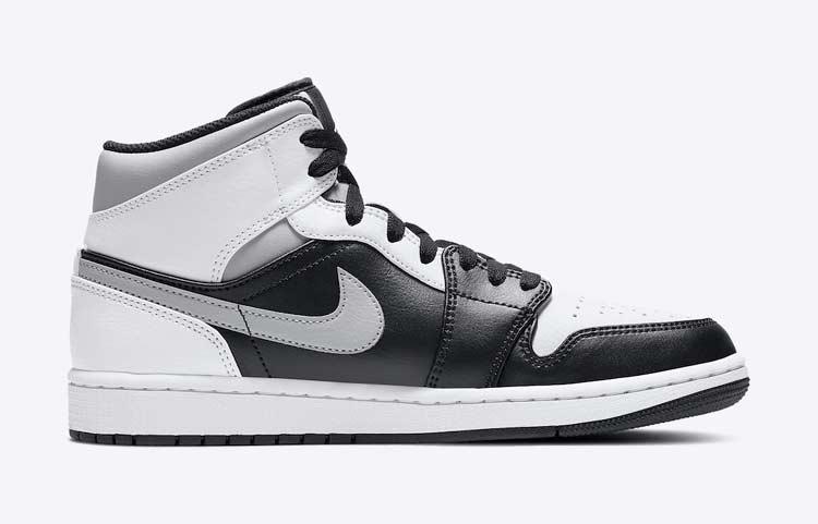 Air Jordan 1 Mid “White Shadow” 货号：554724-073