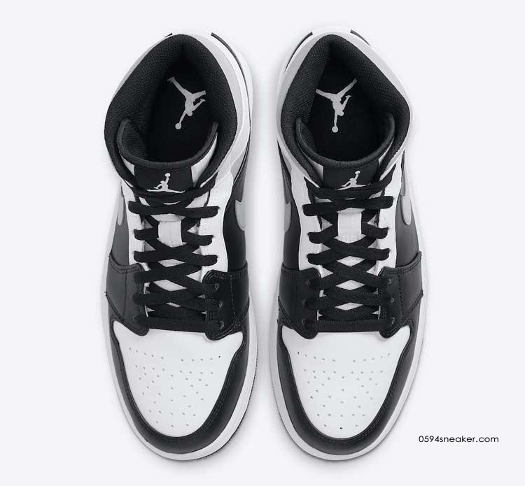 Air Jordan 1 Mid “White Shadow” 货号：554724-073