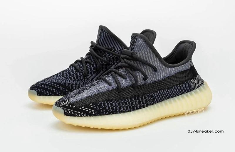 adidas Yeezy Boost 350V2 “Carbon” 货号：FZ5000