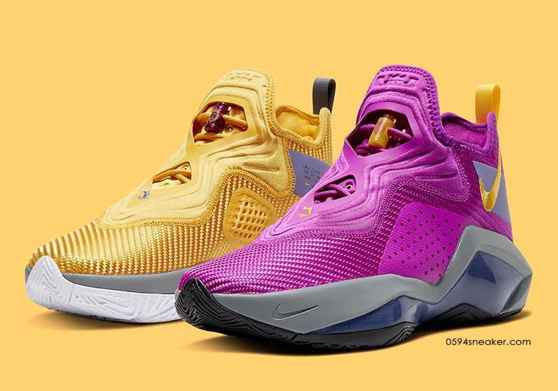 詹姆斯士兵系列 Nike LeBron Soldier 14 “Lakers” 货号：CK6047-500