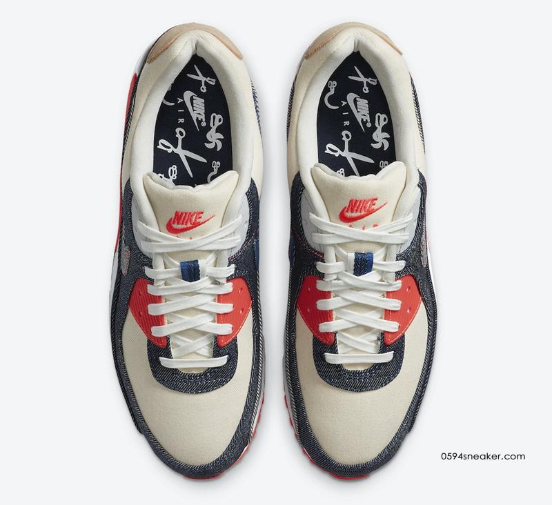 DENHAM x Nike Air Max 90 "Infrared" Item No.: CU1646-400