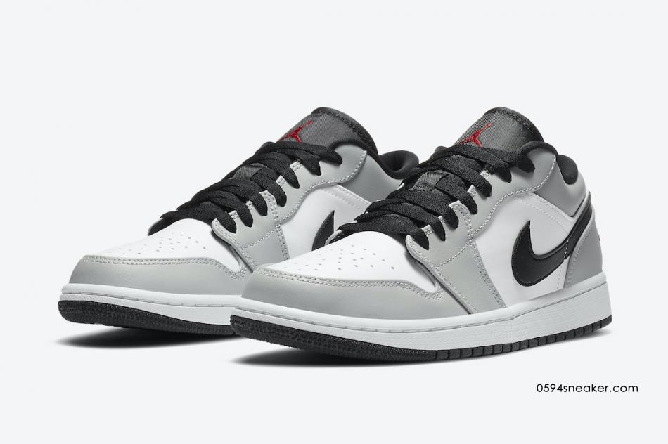 迪奥风格 Air Jordan 1 Low “Light Smoke Grey” 货号：553558-030