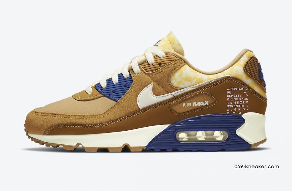 Nike Air Max 90 SE “Chutney” 酸辣酱配色，货号：CT1688-700