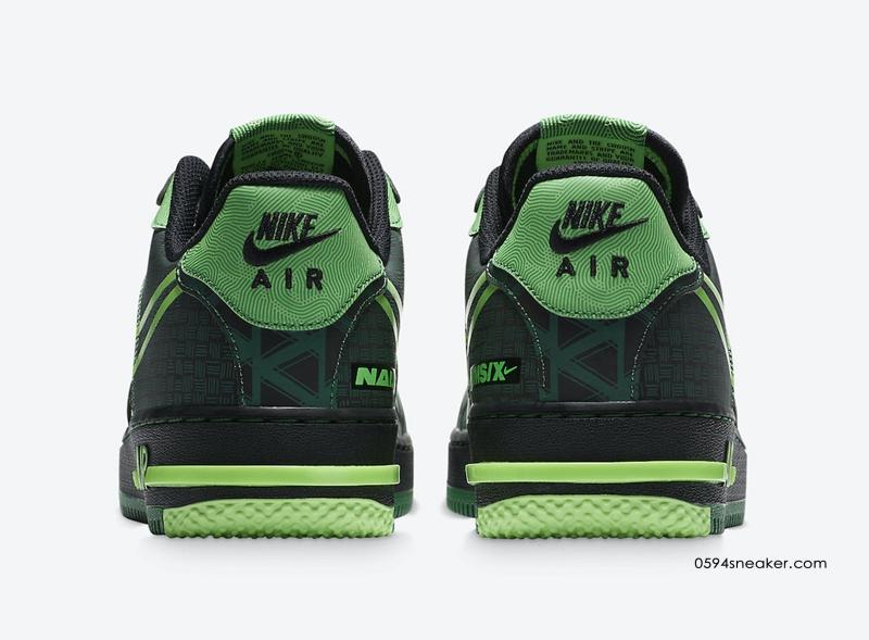 Nike Air Force 1 React “Naija” 货号：CW3918-001