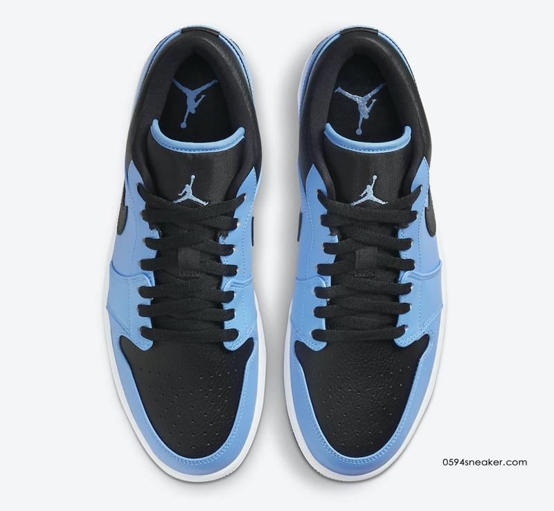 Air Jordan 1 Low “University Blue” 货号：553558-403