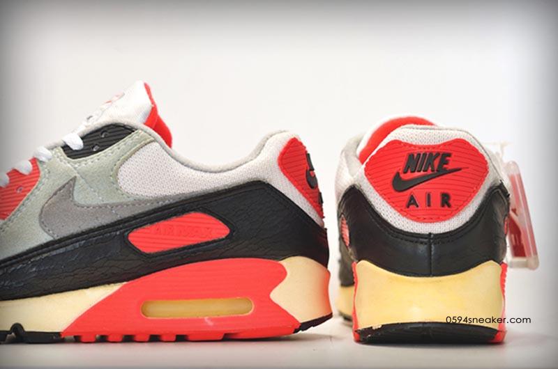 30th Anniversary Replica Returns, Nike Air Max 90 OG "Infrared" Item: CT1685-100