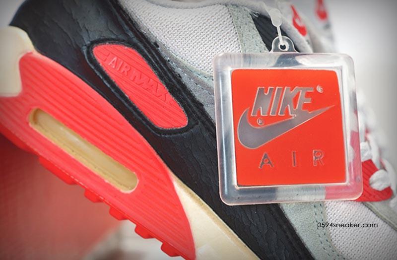 30th Anniversary Replica Returns, Nike Air Max 90 OG "Infrared" Item: CT1685-100