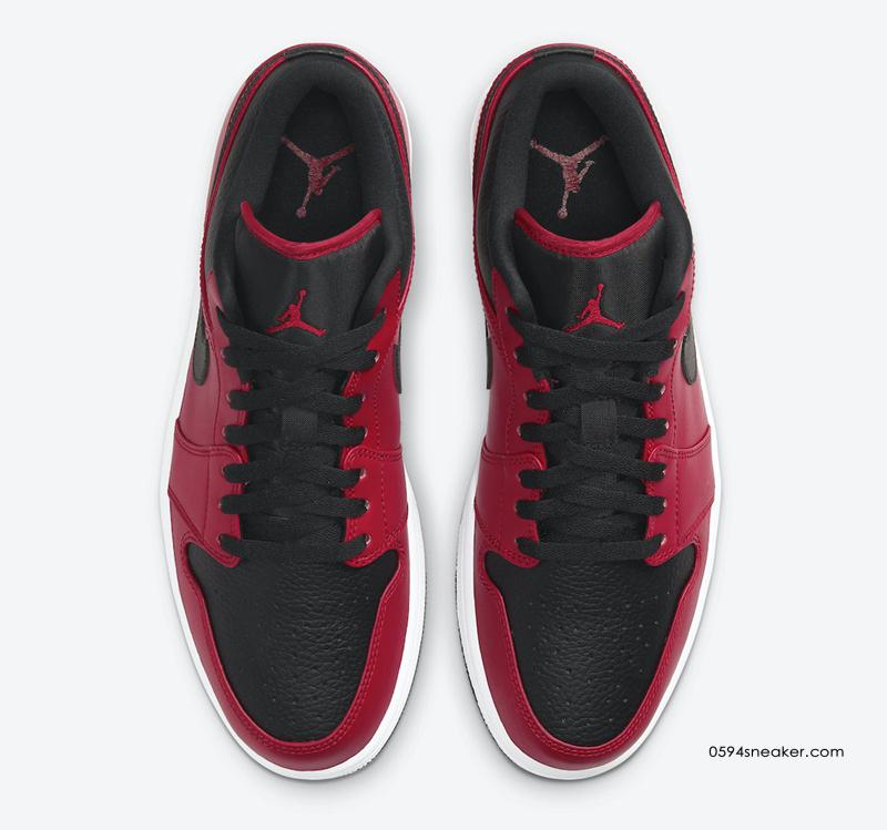 Air Jordan 1 Low “Gym Red” 货号：553558-605