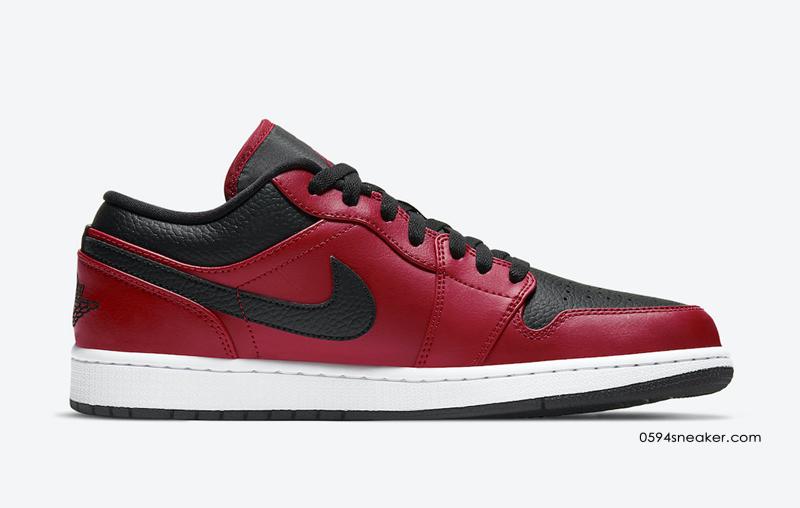 Air Jordan 1 Low “Gym Red” 货号：553558-605