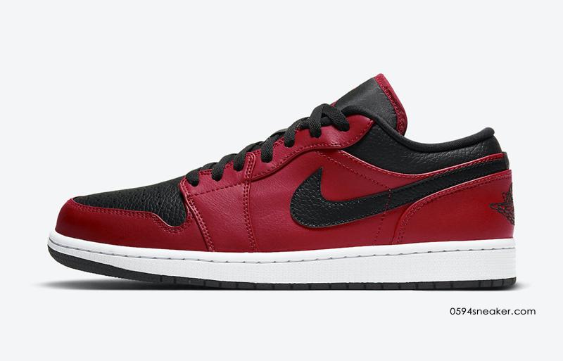 Air Jordan 1 Low “Gym Red” 货号：553558-605