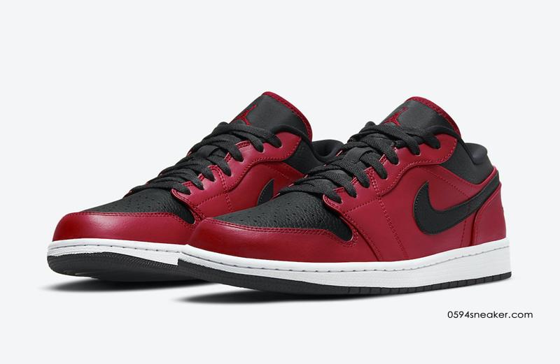 Air Jordan 1 Low “Gym Red” 货号：553558-605