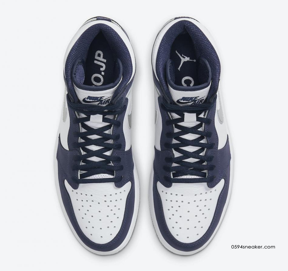 Air Jordan 1 High OG CO.JP “Midnight Navy” 货号：DC1788-100