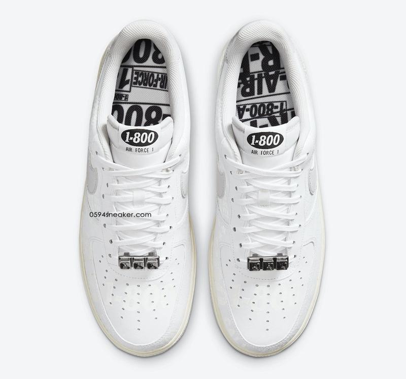 Nike Air Force 1 ’07 Low “1-800” 货号：CJ1631-100