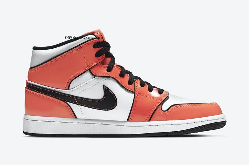 乔一亮橙配色 Air Jordan 1 Mid “Turf Orange” 货号：DD6834-802