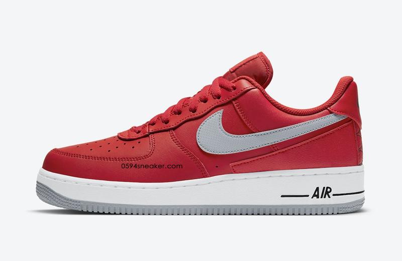 大红配色空军一号 Nike Air Force 1 Low 货号：DD7113-600