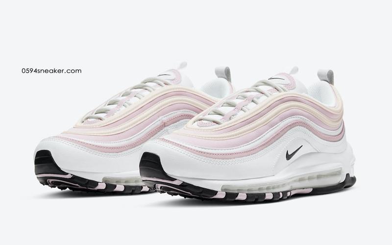 清新淡粉配色 Nike Air Max 97 WMNS 货号：DA9325-100