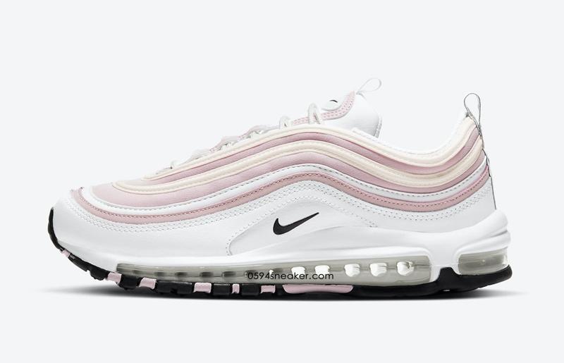 清新淡粉配色 Nike Air Max 97 WMNS 货号：DA9325-100